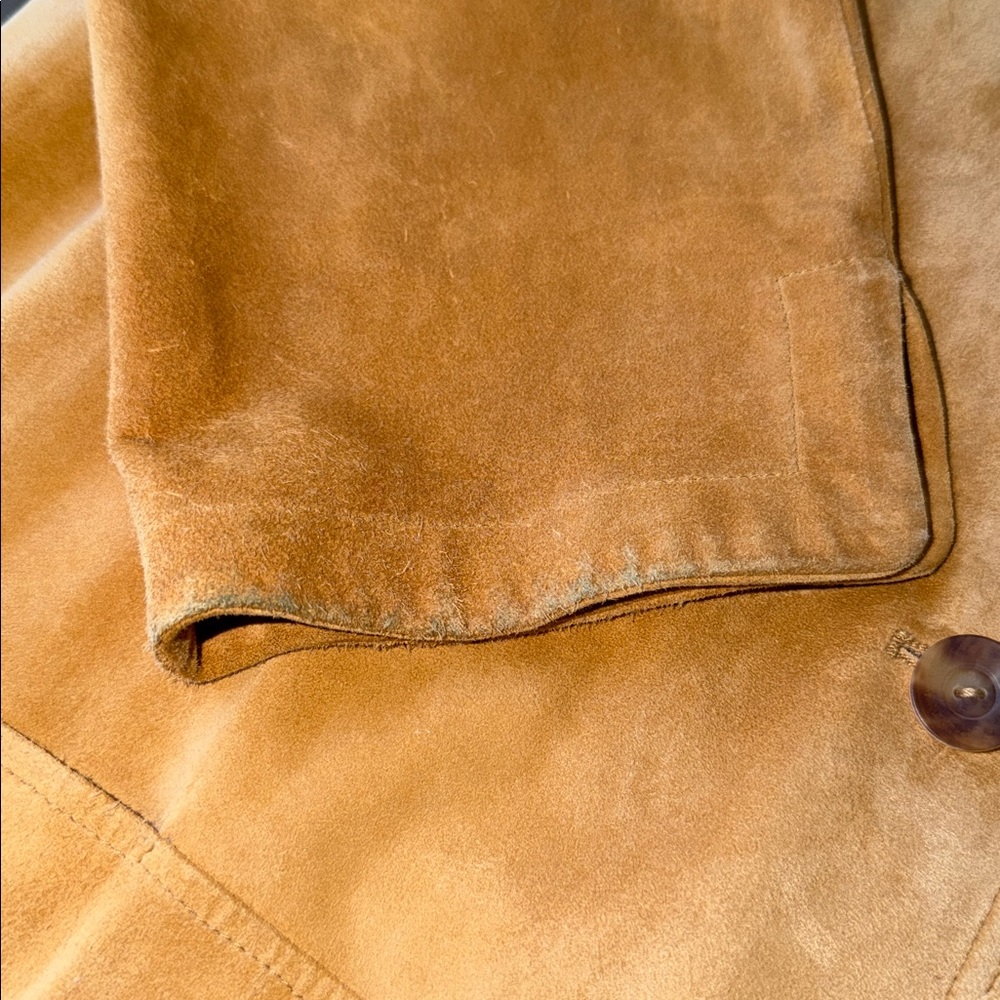 Loro Piana Camel Suede Leather Jacket - Picture 5 of 13